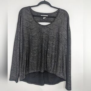 BCBGeneration  Long Sleeve Cutout Back Top